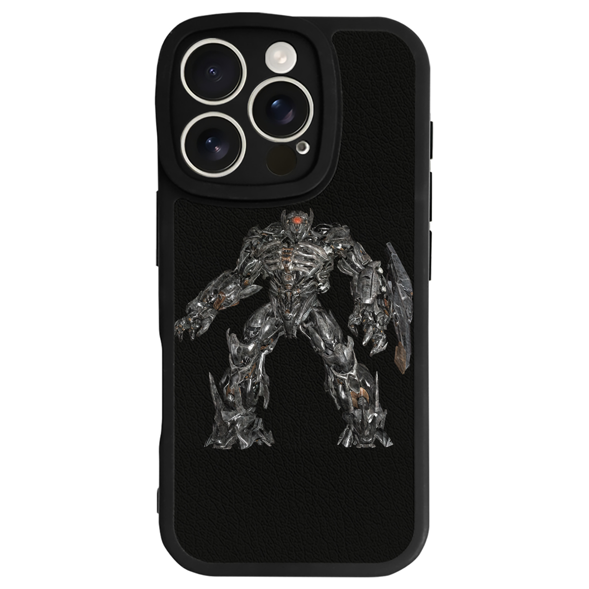 （画像用） Transformers トランスフォーマー 【iPhone 16シリーズ対応】シリコンスマホケース（レザー調） 材質：シリコン